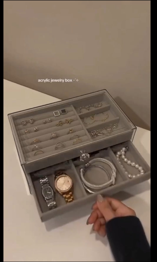 3 Layer Jewelry Box Available in Stock Limited Pieces