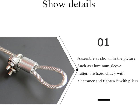 20 Meter Metal Rope For hanging Clothes| Available in Stock