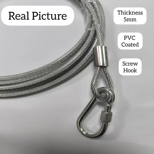 20 Meter Metal Rope For hanging Clothes| Available in Stock