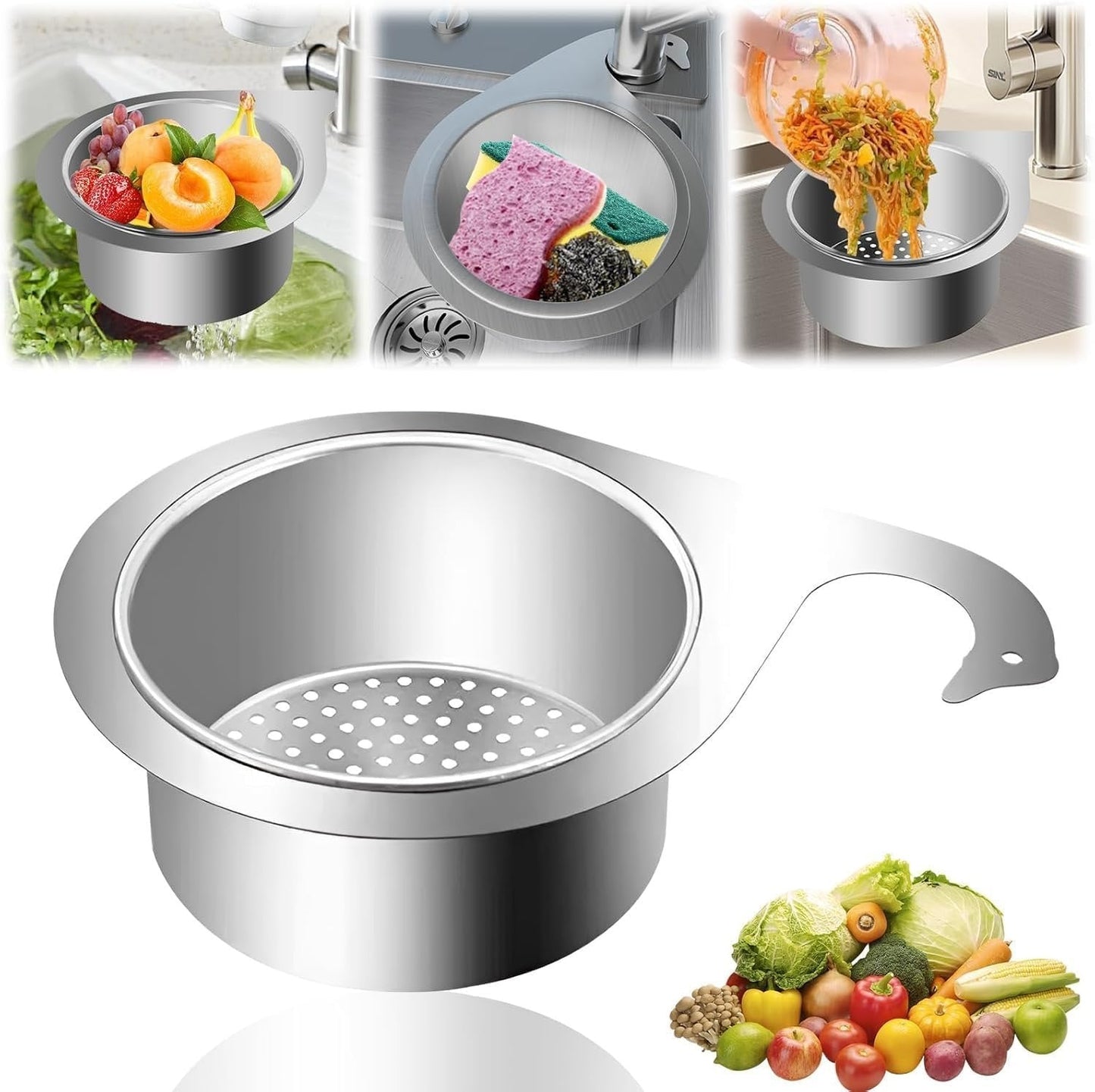 Stainless Steel Sink Drainer Available in Stock